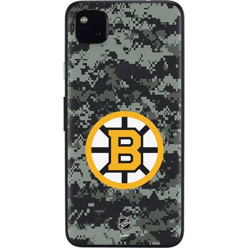 NHL Boston Bruins Camo Google Pixel 4a Skin